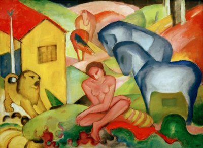夢 作： Franz Marc
